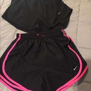 2 pairs of women’s Nike shorts size small